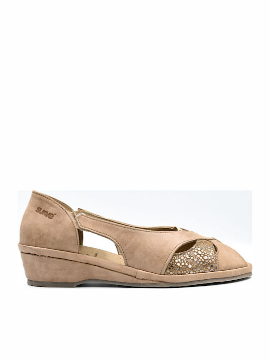 Leather Women's Anatomic Beige Sandals