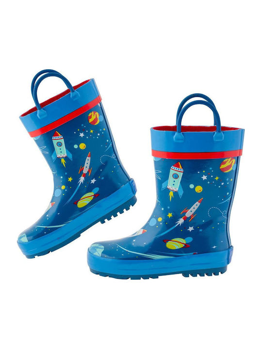 Kids Wellies with Internal Lining Blue