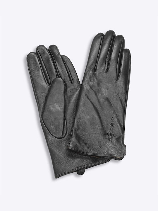 Axel Unisex Leather Gloves Brown