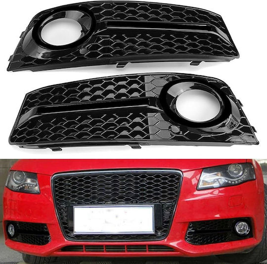 Bumper Grills Car Front Compatible with Audi A4 2009-2011