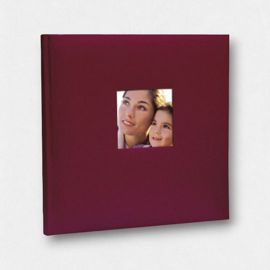 Artifact Άλμπουμ Cotton Frame 20 Σελίδων Μωβ από Δερματίνη 24x24εκ.