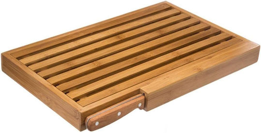 Secret de Gourmet Επιφάνεια Κοπής για Ψωμί Ξύλινη Μπεζ 44x27cm