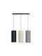 Emibig Pendant Light Three-Light Rail for Socket E27