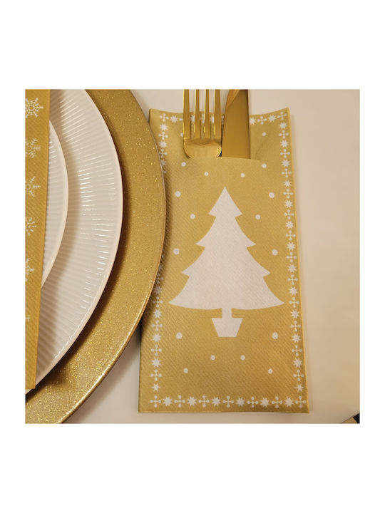 Mank Christmas Table Decorations Weiß L40xW40cm 1Stück