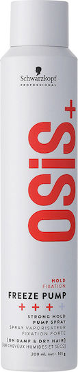 Schwarzkopf Osis+ Freeze Pump Hairspray για Πολύ Δυνατό Κράτημα 200ml