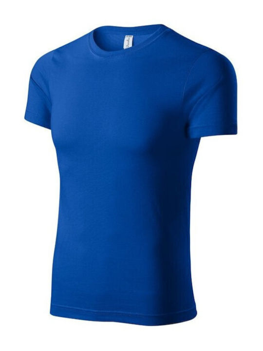 Adler Ανδρικό Διαφημιστικό T-shirt Κοντομάνικο σε Μπλε Χρώμα