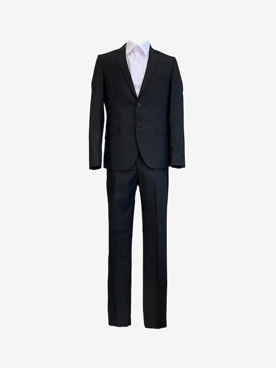 Alberto Men's Suit Black
