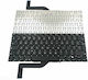 Movano Laptop Keyboard for Macbook Pro Retina A1398 15" 2012 2013 2014 2015 without Frame and English (US) Layout in Black Color A1398