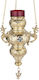 IconsGR Biserica Candelabru Suspendat Metalic Bronze 189B