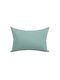 Sunshine Menta Σετ Μαξιλαροθήκες με Φάσα 27-aqua 50x70εκ.