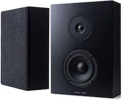 Argon Audio Forus 4 Wall Pair of Hi-Fi Speakers Wall Mounted W21xD10.3xH29cm. Black