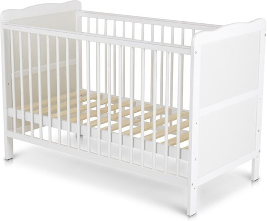Cangaroo Babywiege Albero Weiß mit Matratze 60x120cm