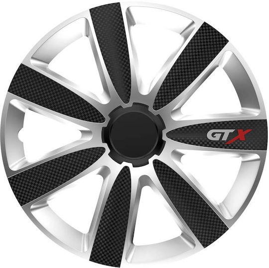 Versaco Car Hubcap Set Gtx Carbon 14" 4pcs Black