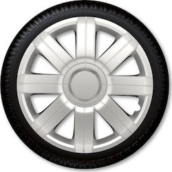 Argo Τάσια 16" 4τμχ Ασημί 13632