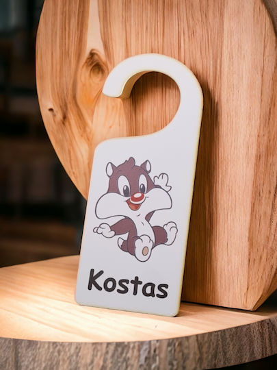 Woodseason Kids Decorative Door Tag made of Wood