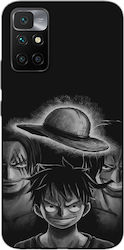 Xiaomi Redmi 10 - One-Piece-Advanced-Conquerors Design (Schwarz Silikon)