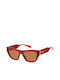 Polaroid Sonnenbrillen mit Rot Rahmen und Braun Polarisiert Linse PLD6210/S/X C9A/HE