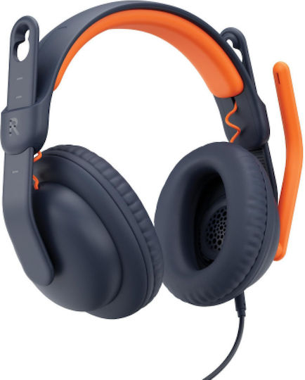 Logitech Zone Learn Classic Blue Over Ear Multimedia Headphone with Microphone USB-C Blue