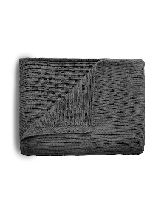 Mushie Nursery Swaddling Blanket Ribbed 100x80cm Mushie Nursery Swaddling Blanket Ribbed 100x80cm