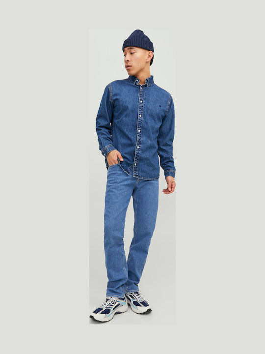 Jack & Jones Mike Ανδρικό Παντελόνι Τζιν Μπλε