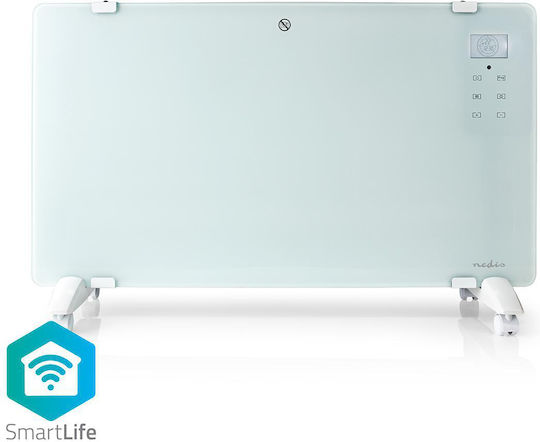 Nedis Конвектор Подов 2000W с Електронен Термостат и WiFi 83x52см Бял