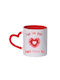 Fly Digital Mug Ceramic White 1pcs