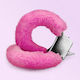 Crushious Furry Handschellen in Rosa Farbe
