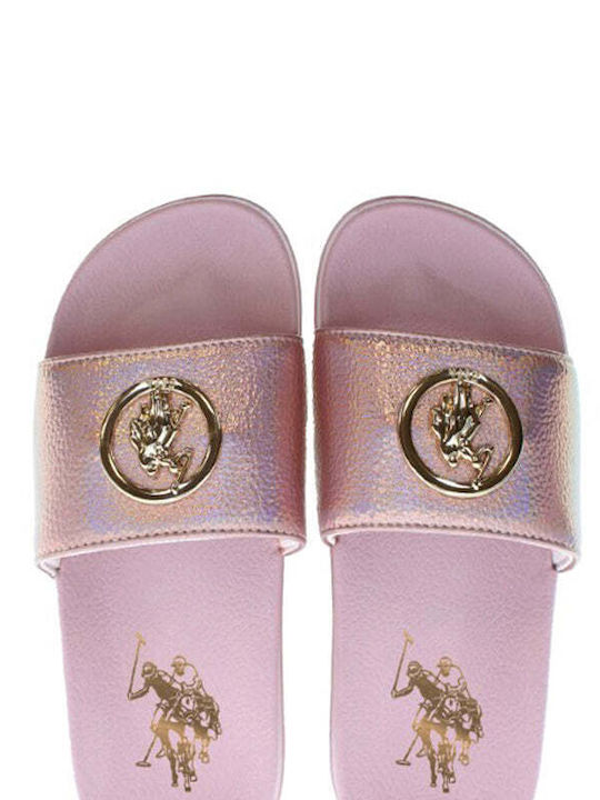 U.S. Polo Assn. Ivy Women's Flip Flops Pink