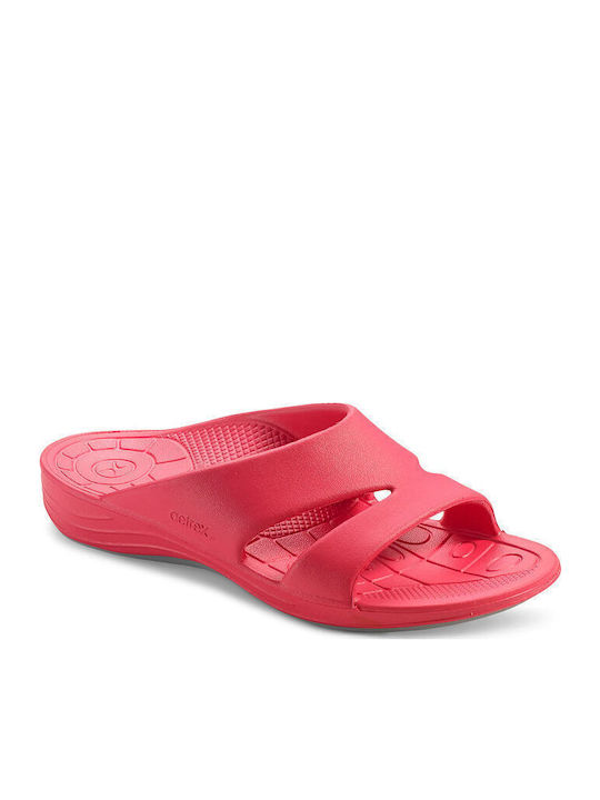 Aetrex Slides Red