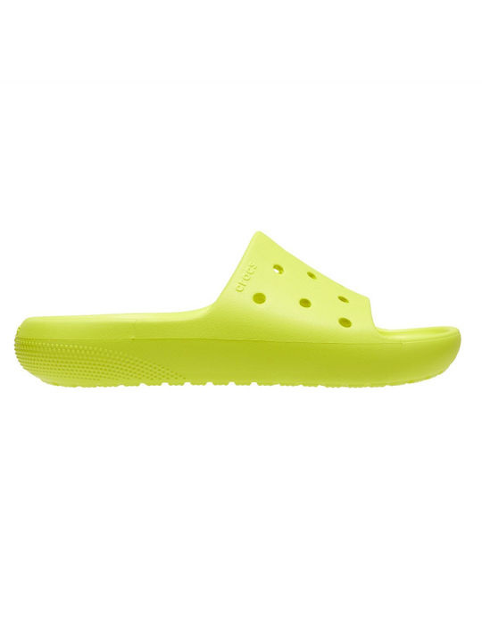 Crocs Classic Women's Diapozitive Galben