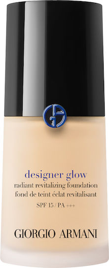 Giorgio Armani Designer Glow Liquid Foundation SPF15 1.5 30ml