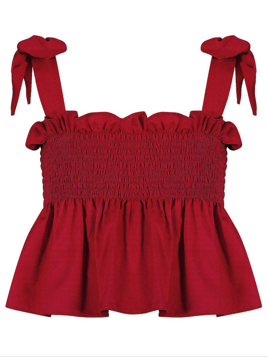 Lapin Kids Blouse Long Sleeve Red