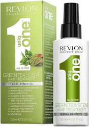 Revlon Uniq One Lotion Strengthening All in One Hair Treatment Green Tea Edition for All Hair Types (1x150ml)