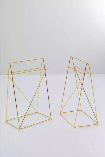 Kare Design Стойка за маса Злато 31x49x71см 2бр