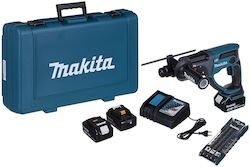 Makita Cu impact Ciocan rotopercutor 18V cu 3 baterii 5Ah