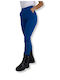 Voice Women's High Waist Crepe Trousers Blue