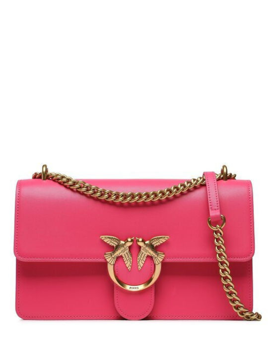 Pinko Love One Classic Damen Tasche Schulter Rosa