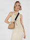 Natural Saca Scoubidou Straw Women's Bag Shoulder Beige