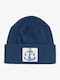 Beanie Unisex Beanie Gestrickt in Blau Farbe