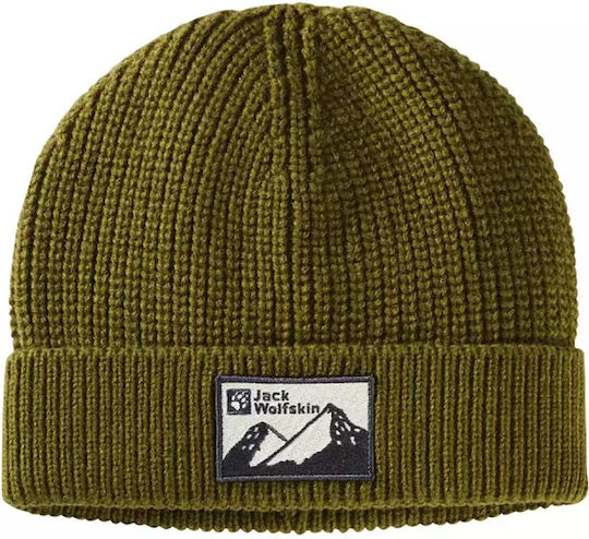 Beanie Unisex Σκούφος Πλεκτός σε Καφέ χρώμα