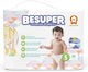 Mediform Πάνες με Αυτοκόλλητο Besuper Premium Baby No. 5 για 12+kg 30τμχ