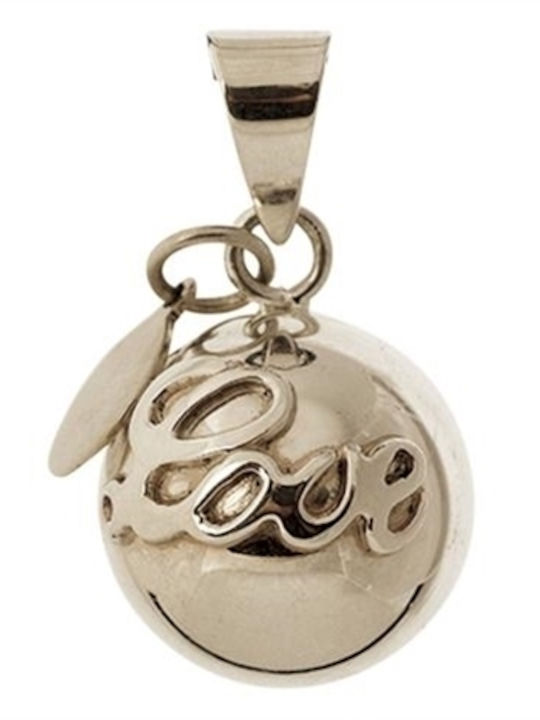 Babylonia Bola Silver Love Charm Pregnancy from Silver