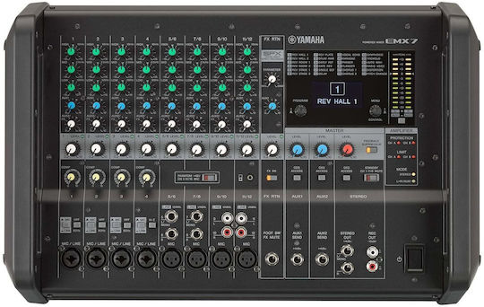 Yamaha EMX-7 Αυτοενισχυόμενη Ψηφιακή Κονσόλα 12 Εισόδους XLR