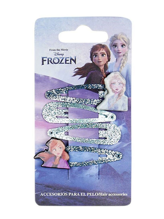 Frozen Σετ Παιδικά Κοκαλάκια με Τσιμπιδάκι Φιγούρα 4τμχ 7352073