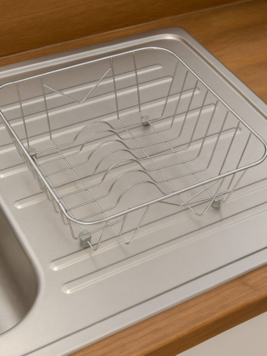 Sanitec No8 Abtropfkorb Inox Silber 40x25cm