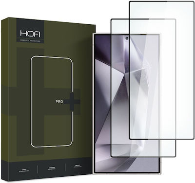 Hofi Full Face Tempered Glass 2τμχ Μαύρο (Samsung S24 Ultra)