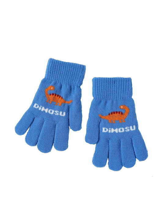 Tatu Moyo Unisex Knitted Gloves Light Blue