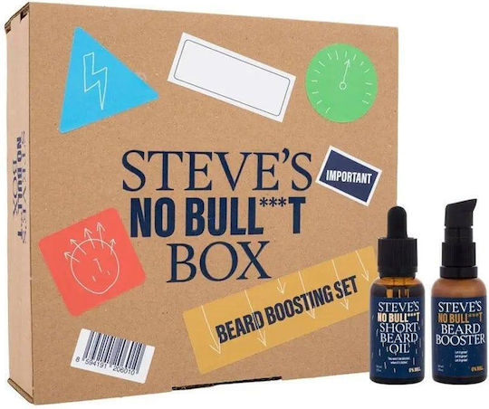Steve's Λάδι Σετ Περιποίησης για Γένια και Μουστάκι 30ml