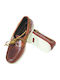 Δερμάτινα Ανδρικά Boat Shoes σε Καφέ Χρώμα