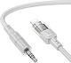 Hoco UPA27 Braided 3.5mm to Lightning Cable Γκρ...
